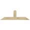 Ekena Millwork Portland Rough Sawn Timber Gable Bracket, Douglas Fir, 60"W x 20"H x 2"D x 6"F, 8/12 Pitch GBW060X20X0206POR00RDF - alternate 1
